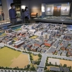 昭和初期の旧居留地を再現したジオラマ＝神戸市立博物館（撮影・斎藤雅志）