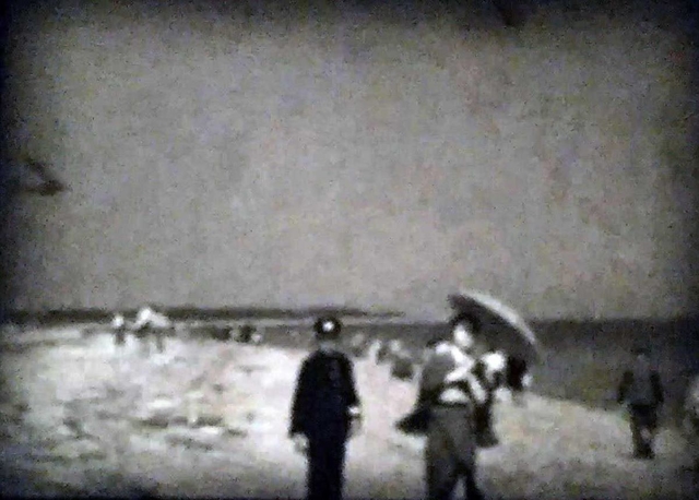 須磨海岸とみられる一場面