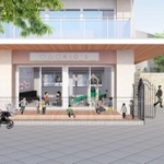 名谷駅南西のマンションに設置される保育施設のイメージ（神戸市提供）