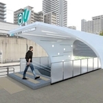 地上の東出入り口（神戸市交通局提供）