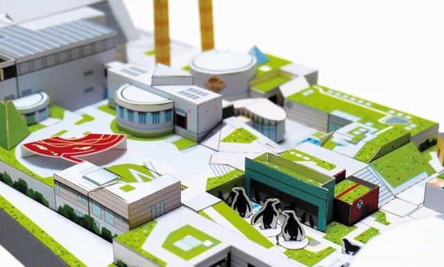 建物の形も再現（神戸市提供）