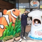 ＳＮＳ映えするユニークなオブジェ＝神戸市垂水区海岸通