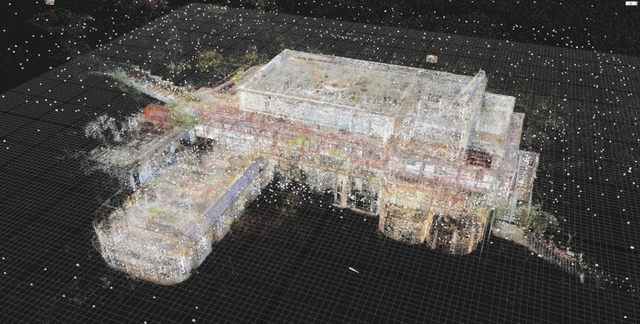 旧摩耶観光ホテルのＣＧモデルを使ったオンラインツアー（ＶｏｘｅｌＫｅｉ氏提供）