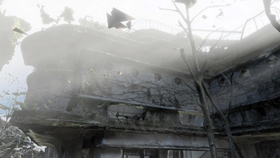 旧摩耶観光ホテルのＣＧモデルを使ったオンラインツアー（ＶｏｘｅｌＫｅｉ氏提供）