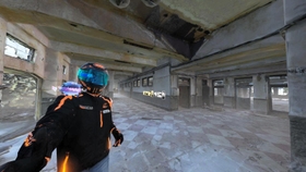 旧摩耶観光ホテルのＣＧモデルを使ったオンラインツアー（ＶｏｘｅｌＫｅｉ氏提供）