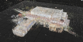 旧摩耶観光ホテルのＣＧモデルを使ったオンラインツアー（ＶｏｘｅｌＫｅｉ氏提供）