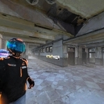 旧摩耶観光ホテルのＣＧモデルを使ったオンラインツアー（ＶｏｘｅｌＫｅｉ氏提供）