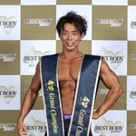昨年、グランプリを受賞した当時の岡崎さん（ベストボディ・ジャパン協会提供）