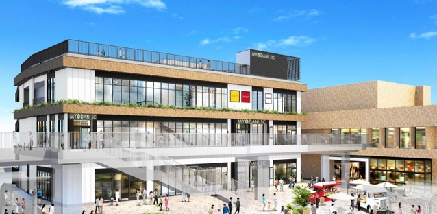 計画段階の駅ビル北館のイメージ（神戸市提供）