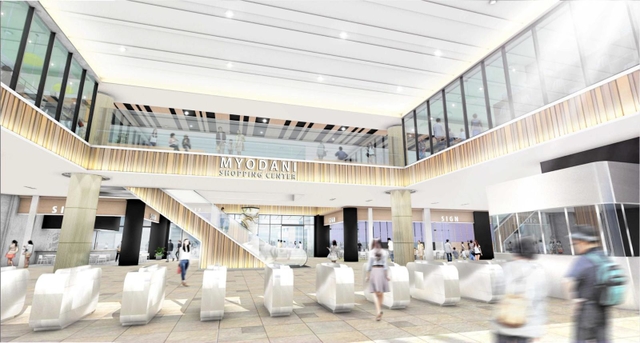 大幅に刷新される名谷駅構内のイメージ（神戸市提供）