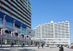 新たに図書館ができる垂水駅前＝神戸市垂水区日向１（神戸市提供）