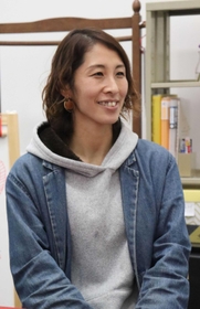 「ママカフェスマイル」代表の吉田亜矢香さん＝神戸市東灘区向洋町中２