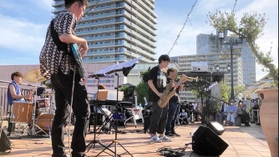 ＳＪＣが６月に神戸市内で実施したジャズイベントの様子（ＳＪＣ提供）
