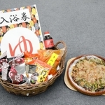 長田特産物セットとお好み焼き