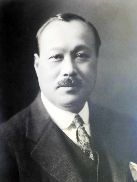 初代社長の石井清。川崎造船所の専務だった