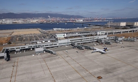 神戸空港＝２０２２年１月、神戸市中央区神戸空港１