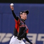 初戦の韓国戦に登板した中小路昇大さん＝バンテリンドームナゴヤ（撮影・山崎　竜）