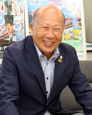 神戸マラソン実行委員会の松本俊裕会長