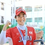 ソフトボール女子のＵ１８アジアカップで優勝に貢献し、個人賞も受賞した北原花菜絵さん＝神戸市長田区海運町６、神戸野田高校
