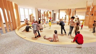 新北須磨支所内にオープンする「おやこふらっとひろば」のイメージ（神戸市提供）