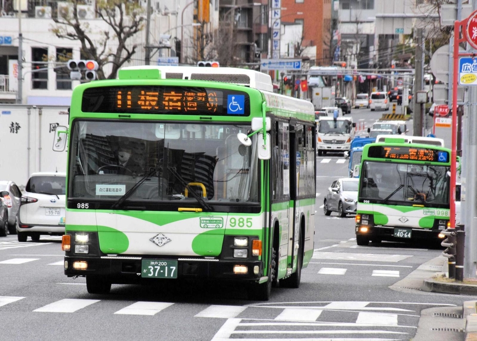 神戸市バス、7路線で見直し 4月1日から兵庫区、長田区 減便やルート