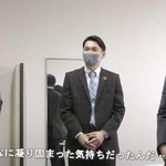 ゲイカップルを取り上げたドキュメンタリー映像の一場面