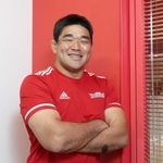 ラグビーへの思いを熱く語る具智元＝神戸市東灘区（撮影・小林良多）