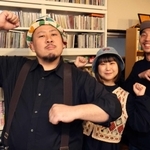 「みみみ食堂」の（左から）こんそめぱんち☆木村さん、みーちゃん、後藤タカヒロさん＝中央区旭通３、スペースドッグ！２ｎｄ