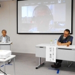 風水害被害現場の報告も交えアスベスト被害の現状、対策を議論する専門家たち＝神戸市中央区東町