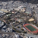 再整備計画が進む王子公園＝２０２２年１月、神戸市灘区