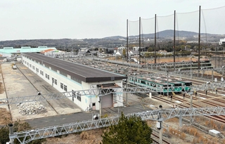 運用を終える神戸市営地下鉄の西神車庫＝西区美賀多台９（市提供）