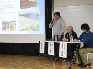 兵庫津について語り合ったパネルディスカッション＝兵庫区中之島２、兵庫津ミュージアム