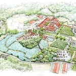 こうべアグリパークの完成イメージ（神戸市農業公園再整備・ＫＯＢＥ里山ＳＤＧｓ共同事業体提供）