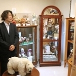 新たに設けられたテディベアのコーナー＝神戸ドールミュージアム