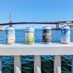 完成したオリジナルビール＝神戸市中央区脇浜海岸通１