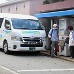 地域住民の重要な足となっている「からとんくるりんバス」＝神戸市北区唐櫃台２