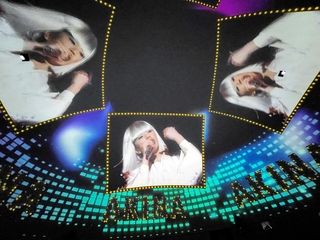 プラネタリウムで上映される中森明菜さんの映像作品（中森明菜　ザ・ステージ・プラネタリウム製作委員会提供）