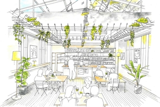 内装のイメージ。１階にカフェレストランを設ける構想だ（神戸市提供）