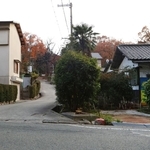 大正時代に建てられた別荘（右手前）などが残る集落。「有馬緑川文化村」と呼ばれていた＝神戸市北区有馬町