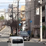 住宅街が広がる神戸市の東端付近。芦屋市に入ると歩道に街路樹が並ぶ＝東灘区深江北町１