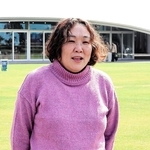 原発事故から１５年間の思いを語る槙奈緒美さん＝大阪市北区