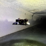 ドローンによる下水道管調査の様子（神戸市提供）