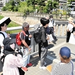 東灘・魚崎地区を防災視点でまち歩き、津波避難への備え学ぶ　セミナーに学生ら50人参加