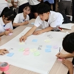 「勉強は難しくなる?」高校生活教えて　神戸・筒井台中生と葺合高生が交流、中学生の不安解消へ企画