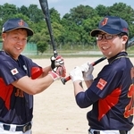 日本代表に選ばれた神戸コスモスの小寺伸吾さん（左）と大田宗嗣さん＝神戸市西区北山台２