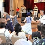 音楽やダンスで沸く会場＝神戸市中央区中山手通３、神戸北野ノスタ