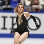 ＮＨＫ杯の女子フリーで演技する坂本花織＝１１月、国立代々木競技場