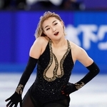 ＧＰファイナルの女子フリーで演技する坂本花織＝７日、グルノーブル（共同）