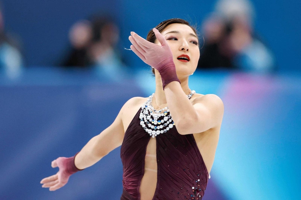 何とかぎりぎり、自分褒めたい」 坂本花織の一問一答|共同通信|神戸