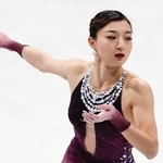 女子フリー　演技する坂本花織＝ミラノ（共同）